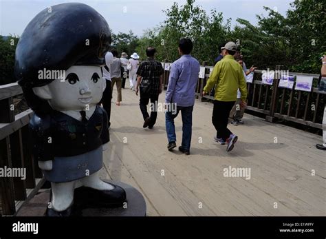 Freedom Bridgeimjingak Parksouth Korea Stock Photo Alamy