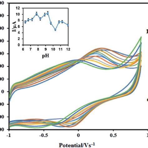 Cyclic Voltammetry Responses Of 01 Mm Amp At Il Nh 2 Fe 3 O 4 Nps On Download Scientific