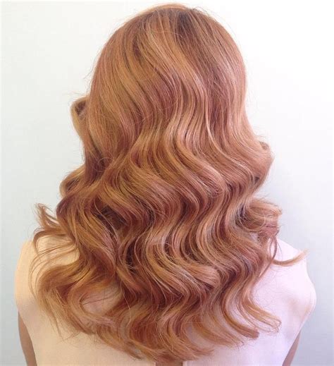 Strawberry Blonde And Rosewood Hair Color Ombre Blond Dyed Blonde Hair