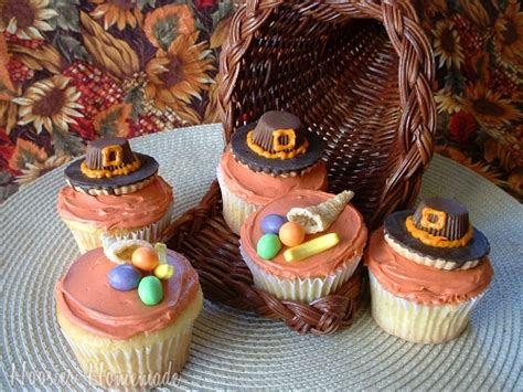 Thanksgiving Cupcakes for the Cupcake Challenge - Hoosier Homemade