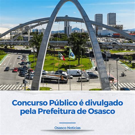 Concurso Público 356 vagas é divulgado pela Prefeitura de Osasco