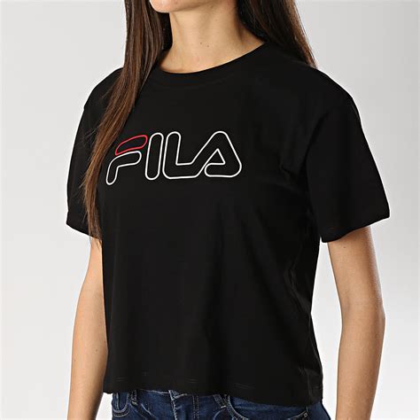 Fila Tee Shirt Crop Femme Tablita 687271 Noir