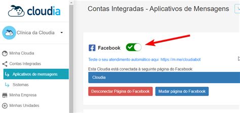 Como Ativar A Cloudia Na P Gina Do Facebook Cloudia Assistente