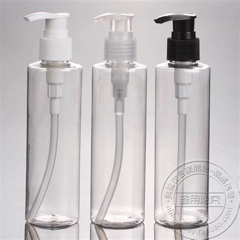 30PCS LOT 200ML Spiral Lotion Pump Bottle Clear Plastic Cosmetic