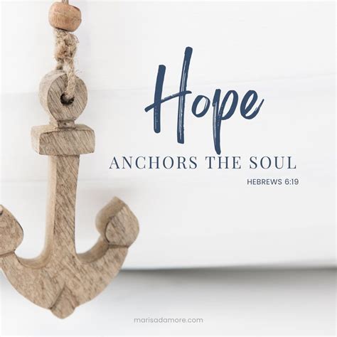 hebrews   hope anchored soul
