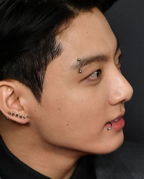 Pin on ʙᴛs Jungkook aesthetic Jungkook Eyebrow piercing