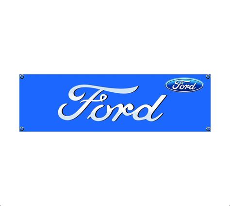 Ford Logo Banner VinylGarage Signoffice or | Etsy