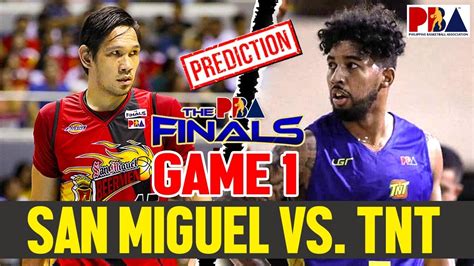 San Miguel Vs Tnt Game Prediction Pba Finals Youtube