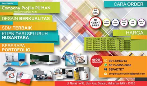 Company Profile Laris Jasa Desain Company Profile Di Ketapang