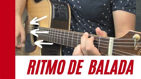 cómo tocar el ritmo de balada en la guitarra YouTube