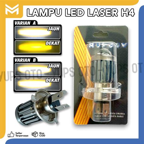 Jual Lampu Depan Lampu Led Utama Headlamp Motor Mobil H Laser D Putih