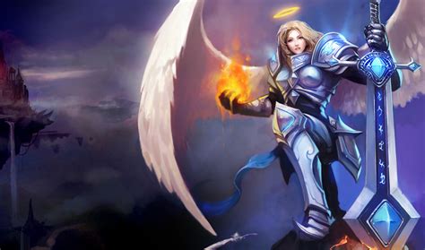 Silver Kayle Skin - Chinese (Original) - League of Legends Wallpapers