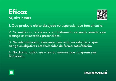 Significado Da Palavra Eficaz