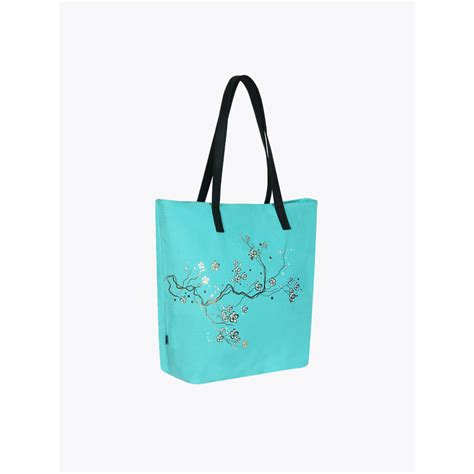 Ecoright Blue Calming Spring Print Organic Cotton Tote Bag Buy Ecoright Blue Calming Spring