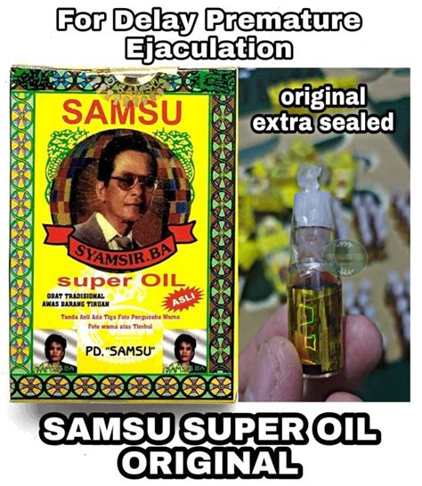 The Original Samsu Super Oil For Men 100 All Natural Lazada Ph