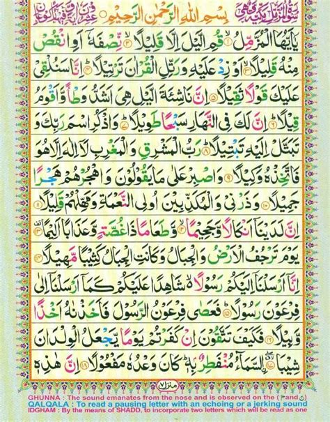 Surah Muzammil Quran And Surahs