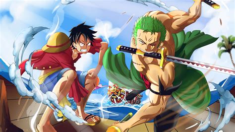 Monkey D Luffy Roronoa Zoro Thousand Sunny K Hd One Piece Wallpapers