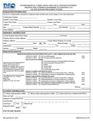 Fillable Online Deq State Ok Form Acc Form Dec Rev Doc