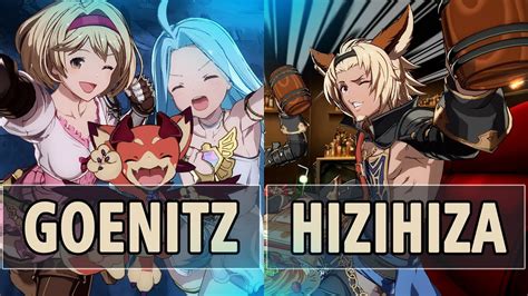 Gbvsr Goenitz Djeeta Vs Hizihiza Lowain High Level Gameplay