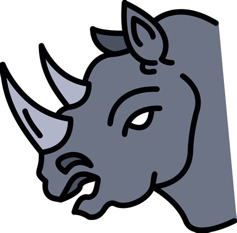 Rhinoceros Vector Icon 21065071 Vector Art at Vecteezy