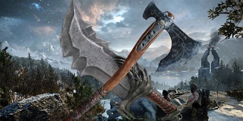 God of War Fan Creation Combines Leviathan Axe & Blades of Chaos