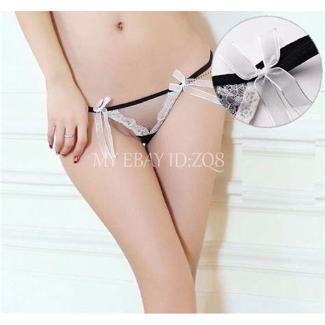 Jual G String Transparan Lingerie Seksi Bikini Thong Panty Underwear