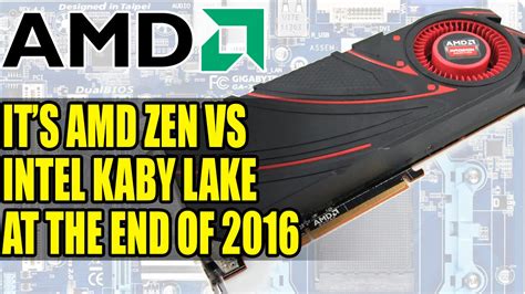 Compara Los Procesadores Amd Zen Y Kaby Lake