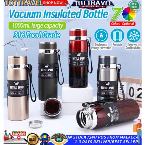 Double Wall Stainless Steel Hot Cold Thermos Cup Ml Thermos Water Cup Water Bottle Vakum