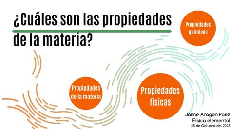 ¿cuáles Son Las Propiedades De La Materia By Jaime Aragon On Prezi