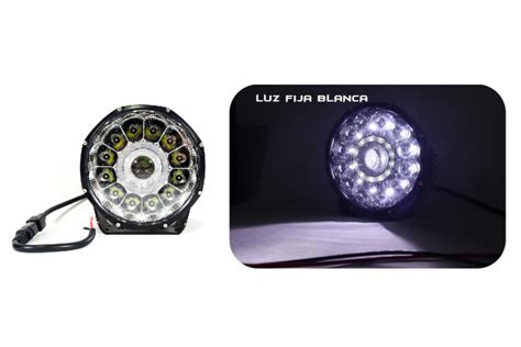 Exploradora De Pulgadas Luz Blanca Fija Led Cree Tu Bodega Led