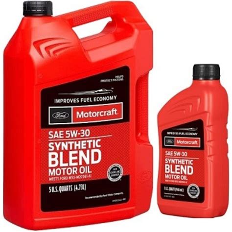 Motorcraft SAE 5W 30 Synthetic Blend Motor Oil XO 5W30 Q1SP 42 OFF