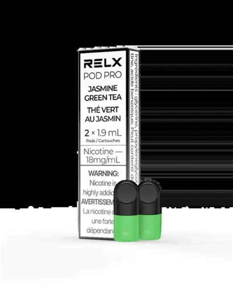 Relx Pro Pods 2pk Jasmine Green Tea Vaporwave