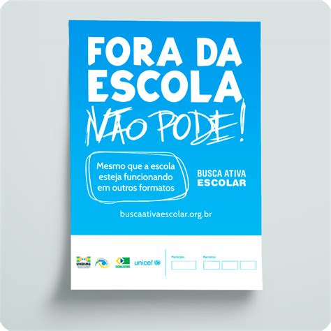 Busca Ativa Escolar Campanha