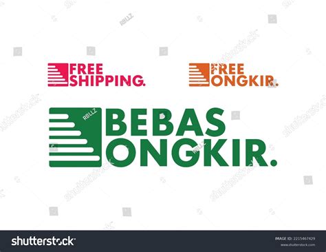 4 Logo Bebas Ongkir Gambar Foto Stok And Vektor Shutterstock