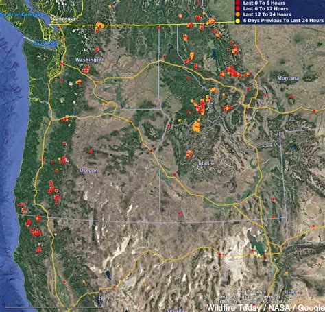 Wildfires Persist In The Cascades And Northern Rockies Wildfire Today