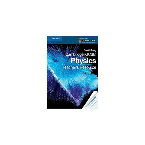 Buy Cambridge Igcse Physics Teacher S Resource Cd Rom Cambridge