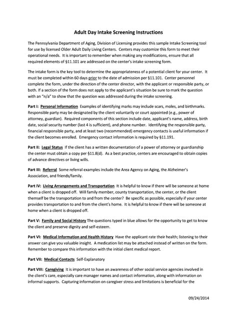 Fillable Online Sample Intake Screening Instructions Fax Email Print