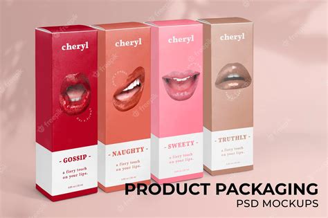 Lipstick Packaging Mockup