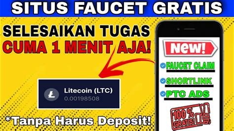 Terbaru Faucet Gratis Di Bayar Besar Claim Menit Aja No