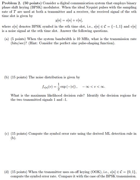 Solved Problem Points Consider A Digital Chegg