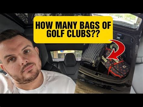 How Many Golf Clubs Can You Fit In A Tesla Model S Boot Trunk Youtube