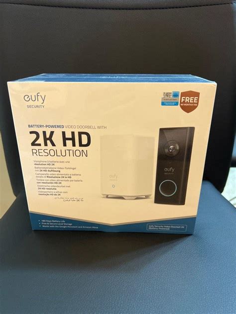 Anker Eufy Security Wireless Video Doorbell Battery Powered With 2K