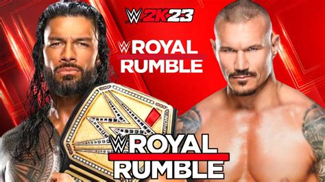 Roman Reigns Vs Randy Orton Undisputed Universal Championship Randy