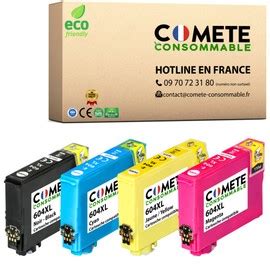 Comete Xl Pack De Cartouches D Encre Compatible Avec Epson Xl