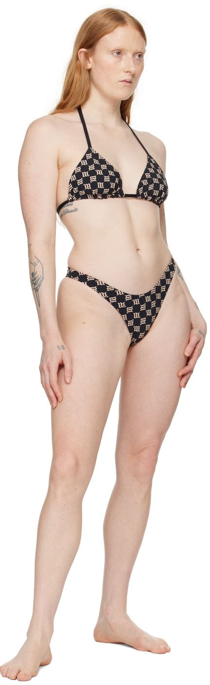 MISBHV SSENSE Exclusive Black Monogram Bikini Bottom MISBHV