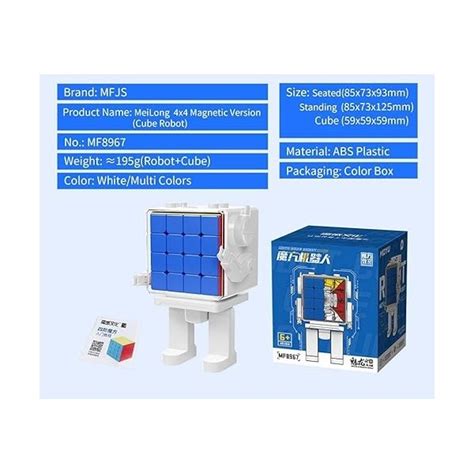 FunnyGoo MoYu Cube Robot MF8967 Cubing Classroom MFJS Meilong 4M 4x