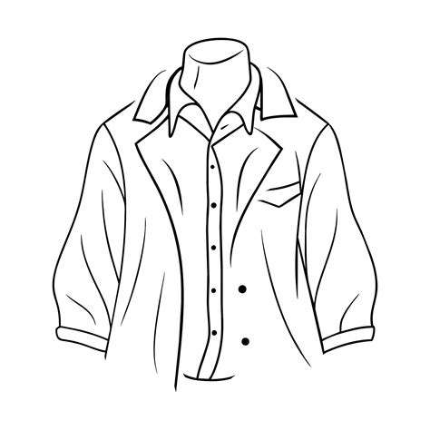 Premium Vector | Clothes silhouette continuous line art on white background