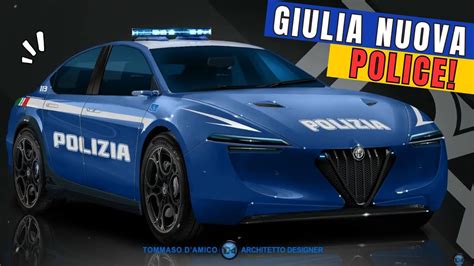 Nuova Alfa Romeo Giulia Police Next Generation Law Enforcement Looks