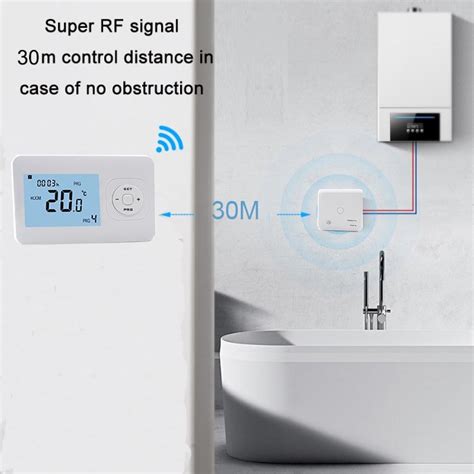 Wi-Fi Wireless Gas Boiler Programmable Room Heating temperature ...