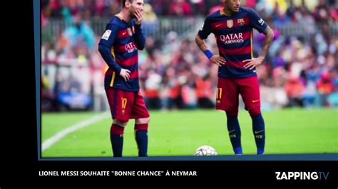 Neymar Au Psg Lionel Messi Rend Hommage Au Brésilien Avec Une Vidéo